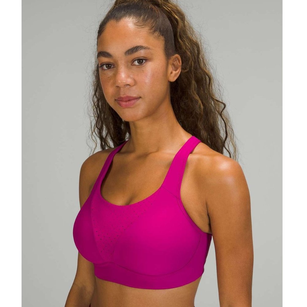 Lululemon Run Times Bra / Size 36D / Ripened Raspberry High Support Sports